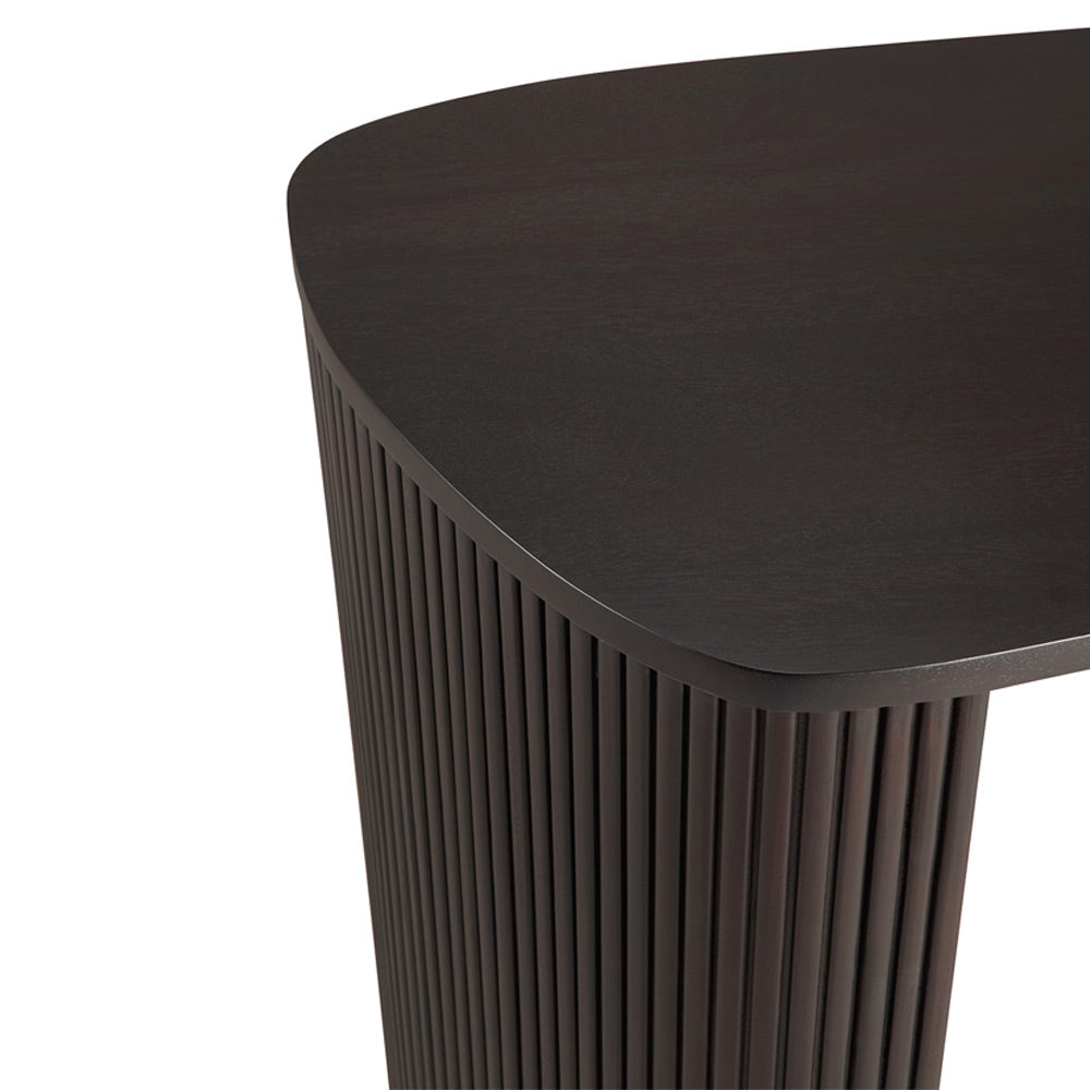 Roller Max Desk - Dark Brown Mahogany
