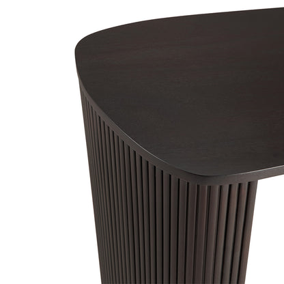 Roller Max Desk - Dark Brown Mahogany