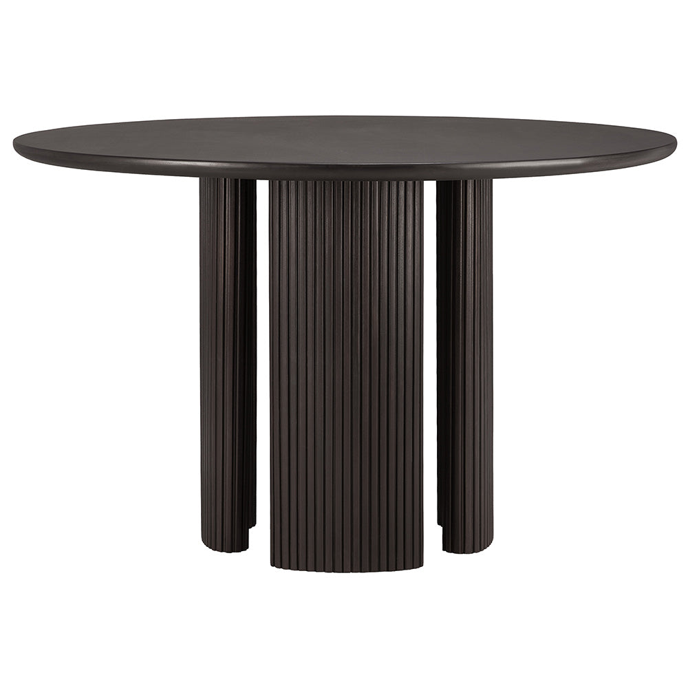 Roller Max Dining Table - Dark Brown Mahogany