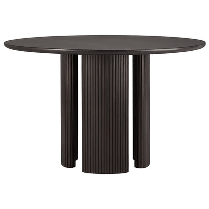 Roller Max Dining Table - Dark Brown Mahogany