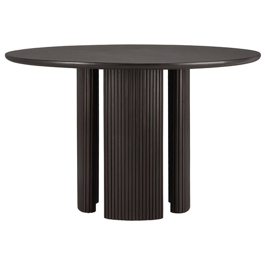 Roller Max Dining Table - Dark Brown Mahogany