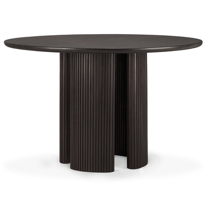Roller Max Dining Table - Dark Brown Mahogany