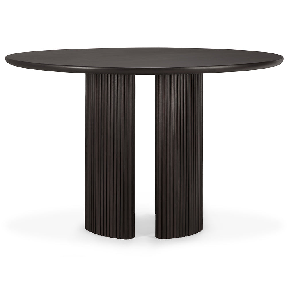 Roller Max Dining Table - Dark Brown Mahogany