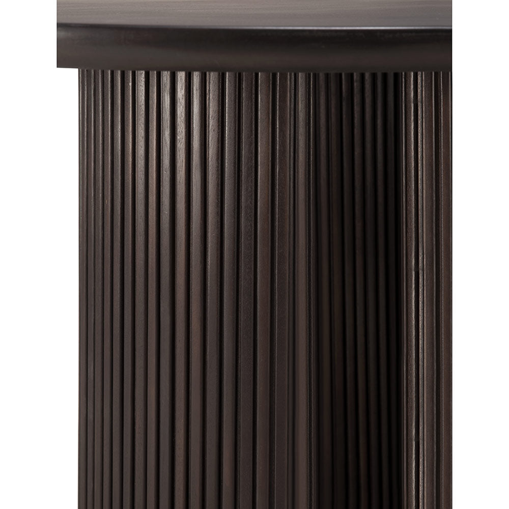 Roller Max Dining Table - Dark Brown Mahogany
