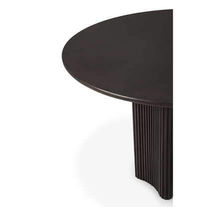 Roller Max Dining Table - Dark Brown Mahogany