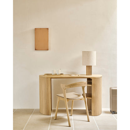 Roller Max Pebble Desk - Oak
