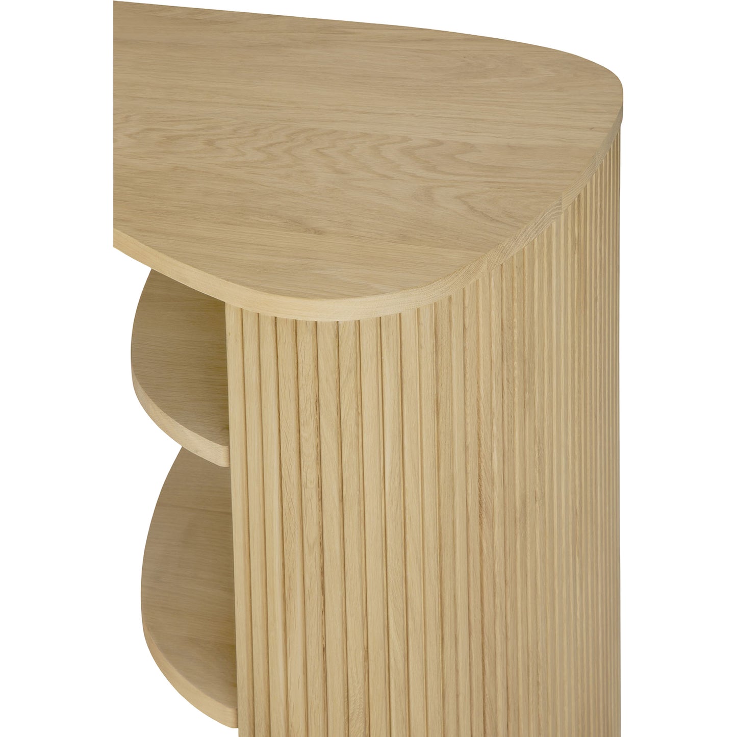 Roller Max Pebble Desk - Oak
