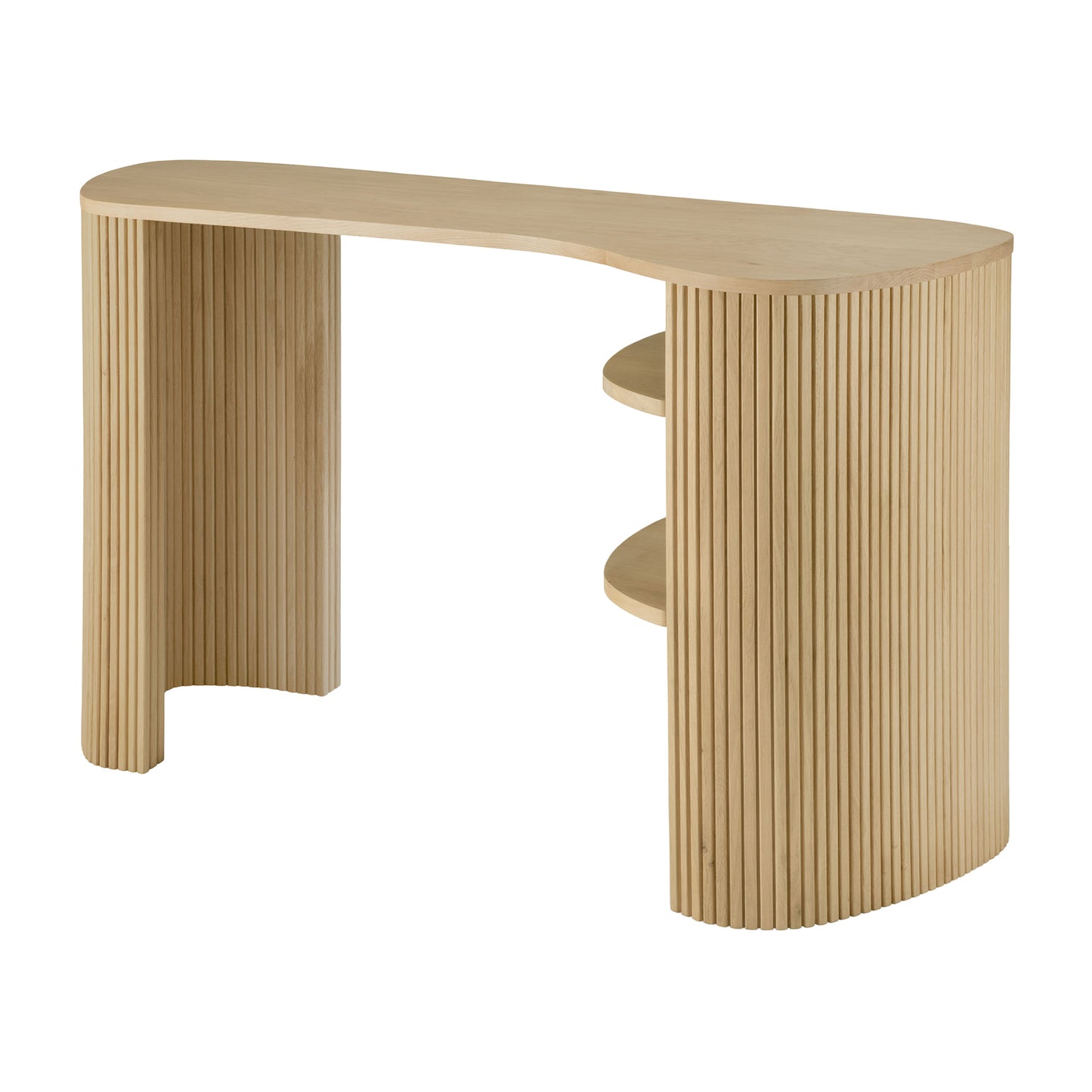 Roller Max Pebble Desk - Oak