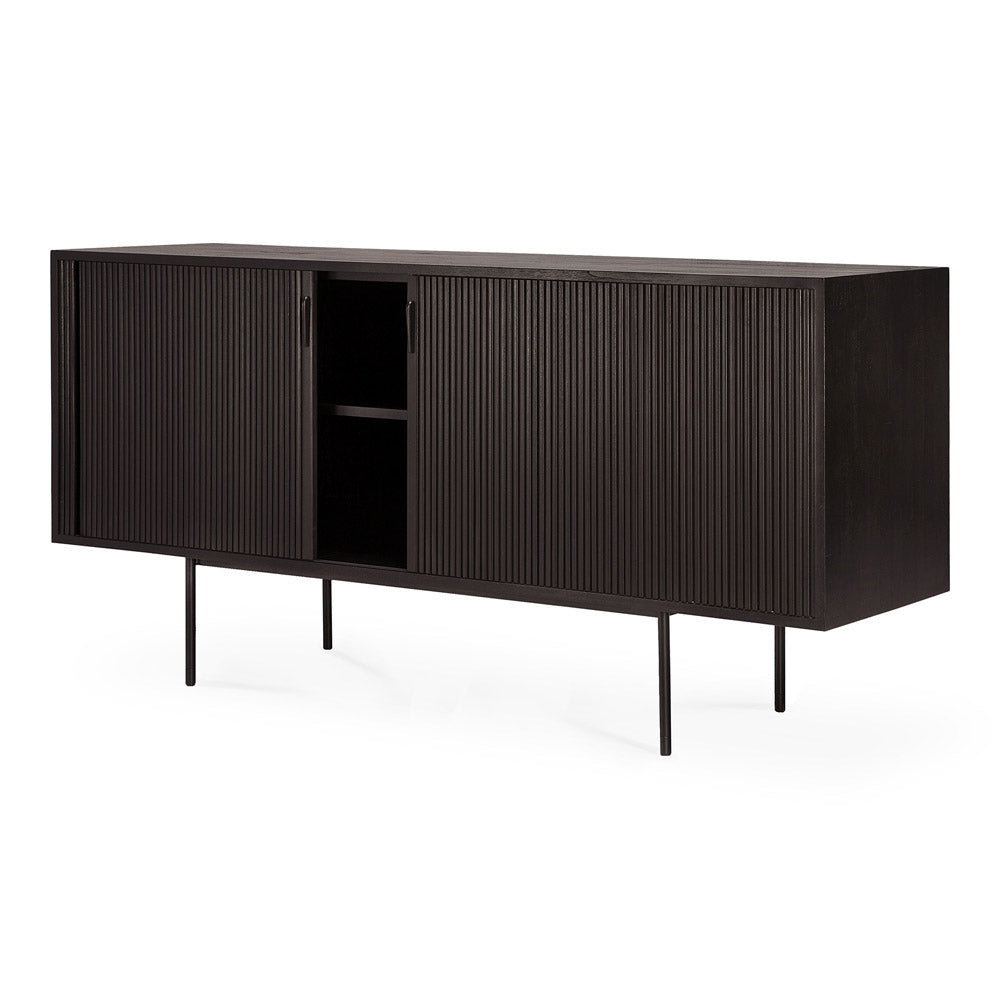 Roller Max Sideboard - Off Black Teak - 66"W