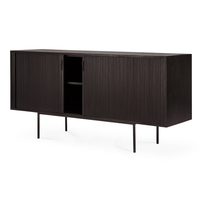 Roller Max Sideboard - Off Black Teak - 66"W