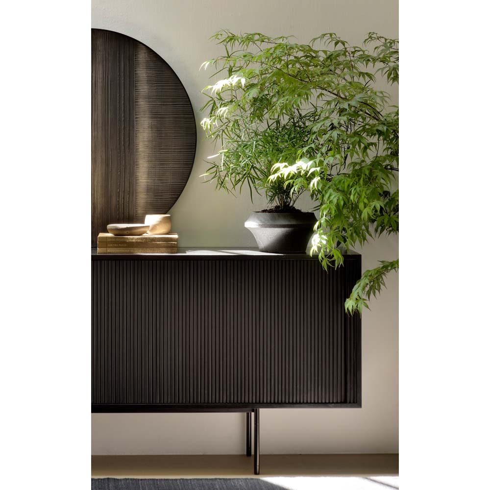 Roller Max Sideboard - Off Black Teak - 66"W