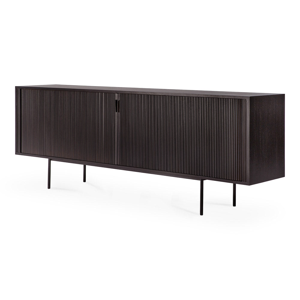 Roller Max Sideboard - Off Black Teak - 88"W