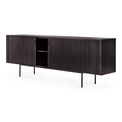 Roller Max Sideboard - Off Black Teak - 88"W