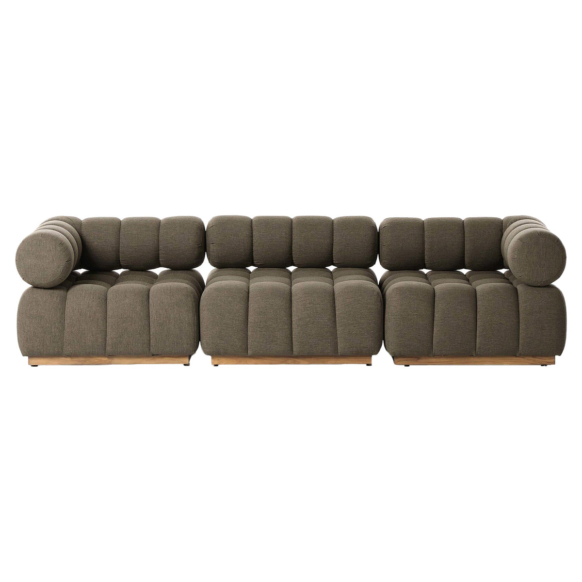 Roma Outdoor 3-Piece Sectional - Alessi Fawn - Modular