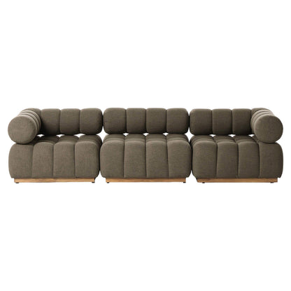 Roma Outdoor 3-Piece Sectional - Alessi Fawn - Modular