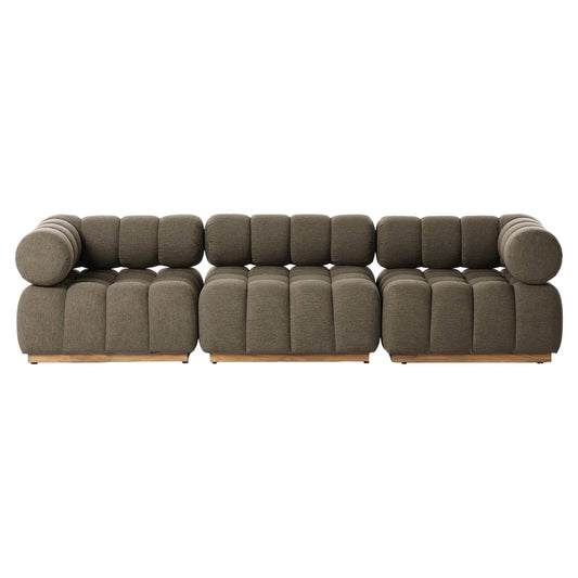 Roma Outdoor 3-Piece Sectional - Alessi Fawn - Modular