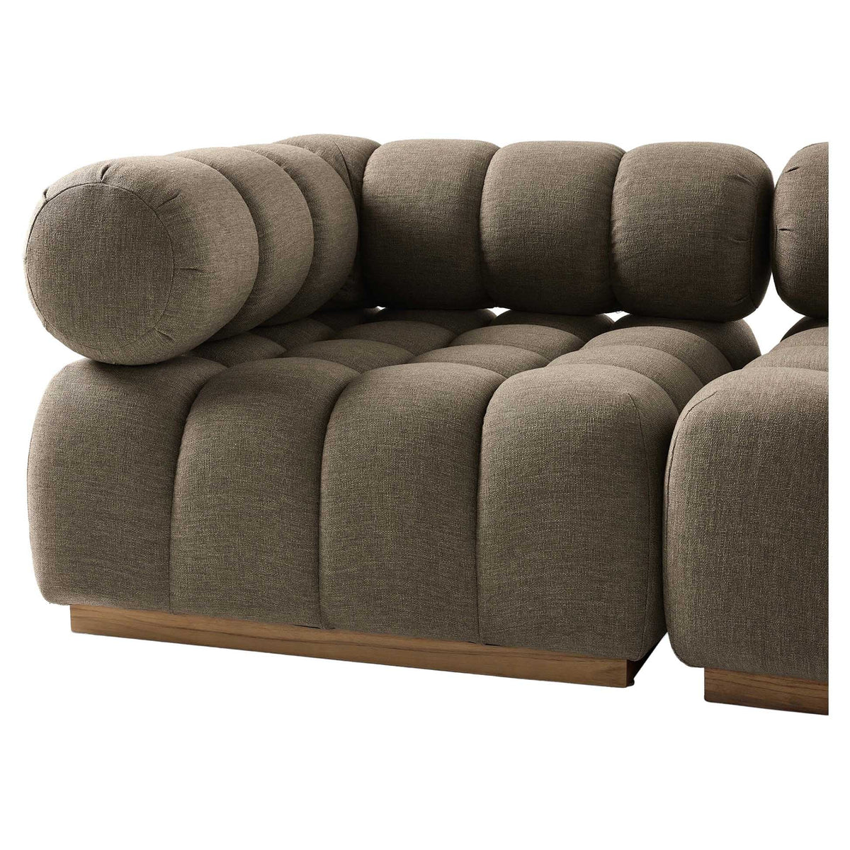 Roma Outdoor 3-Piece Sectional - Alessi Fawn - Modular
