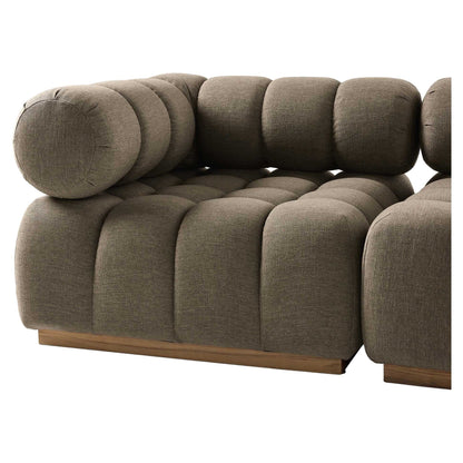 Roma Outdoor 3-Piece Sectional - Alessi Fawn - Modular