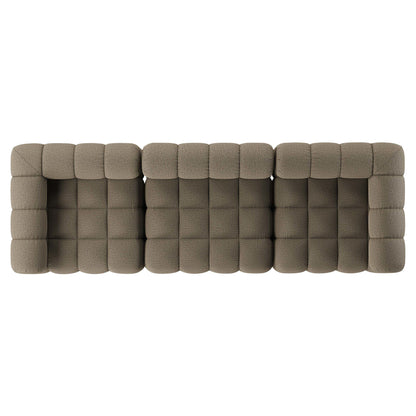 Roma Outdoor 3-Piece Sectional - Alessi Fawn - Modular