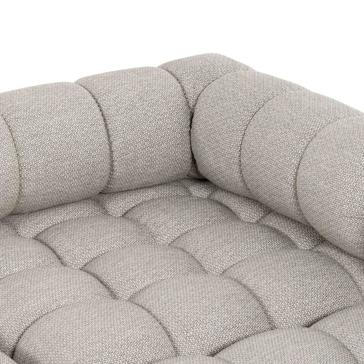 Roma Outdoor 3-Piece Sectional - Faye Ash - Left Chaise