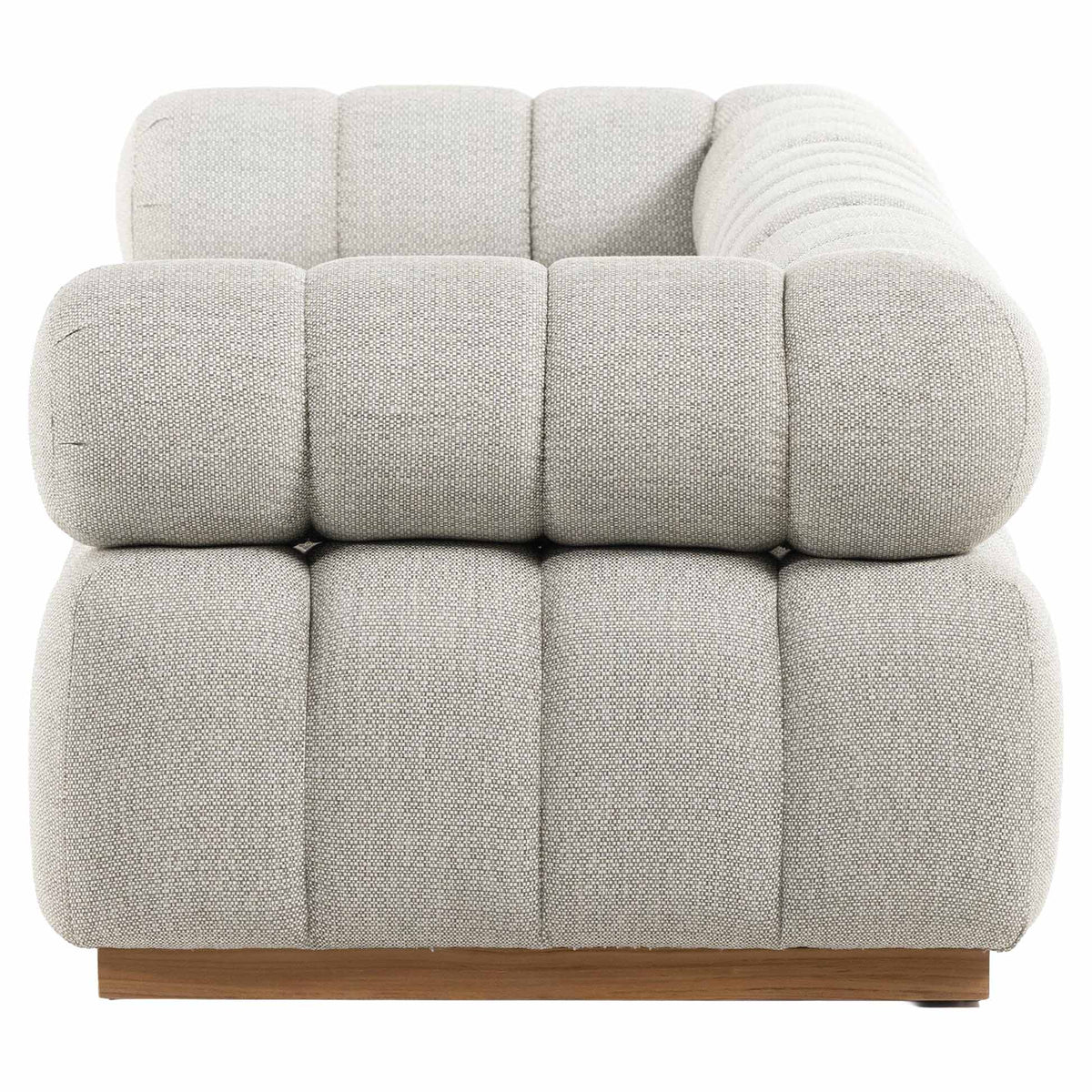 Roma Outdoor 3-Piece Sectional - Faye Ash - Modular