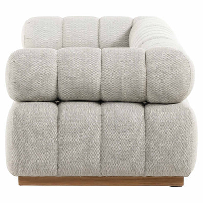 Roma Outdoor 3-Piece Sectional - Faye Ash - Modular