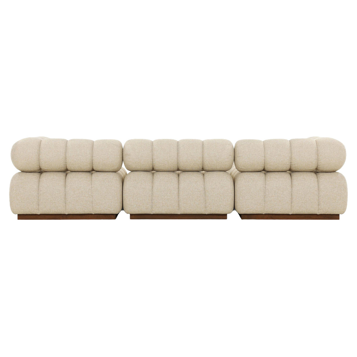 Roma Outdoor 3-Piece Sectional - Hayes Cream - Left Chaise