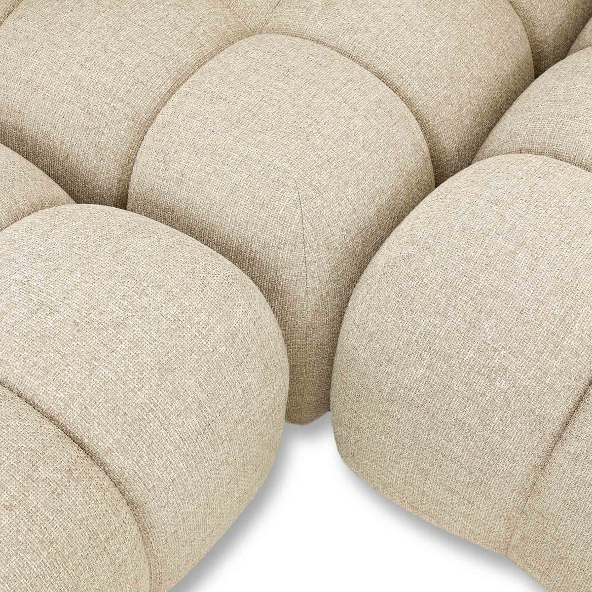 Roma Outdoor 3-Piece Sectional - Hayes Cream - Left Chaise