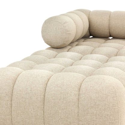 Roma Outdoor 3-Piece Sectional - Hayes Cream - Left Chaise