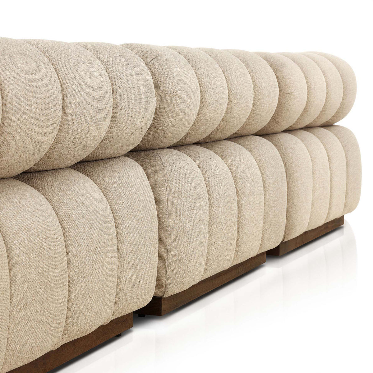 Roma Outdoor 3-Piece Sectional - Hayes Cream - Modular