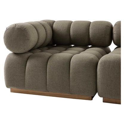 Roma Outdoor 4-Piece Sectional - Alessi Fawn