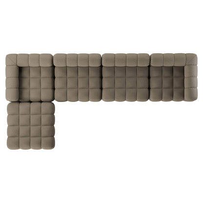 Roma Outdoor 4-Piece Sectional - Alessi Fawn