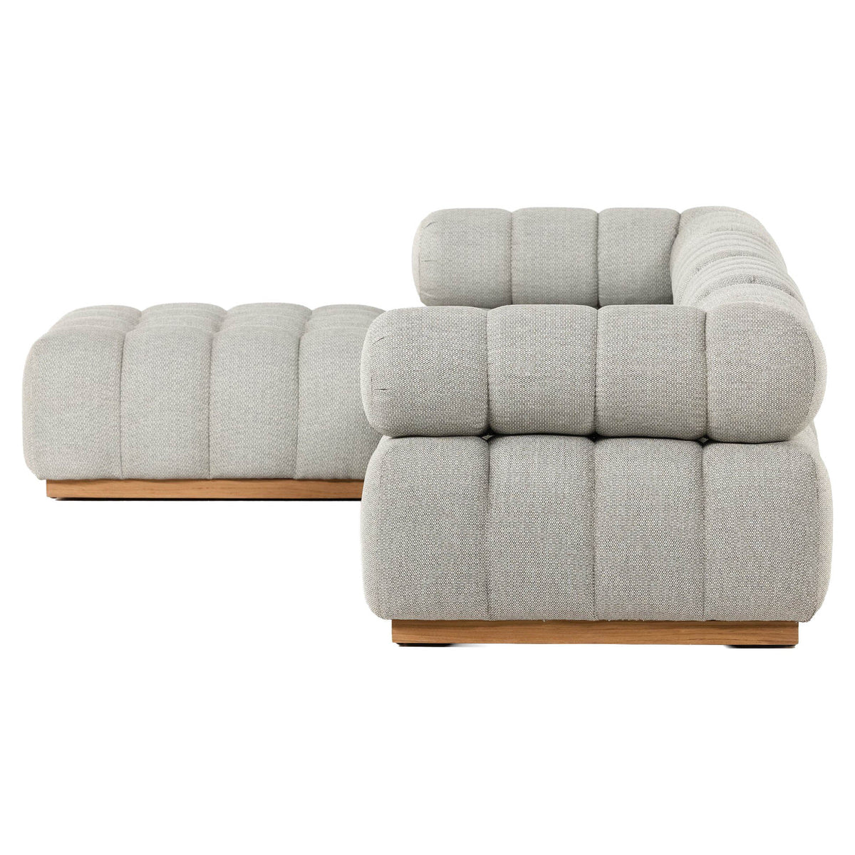 Roma Outdoor 4-Piece Sectional - Faye Ash