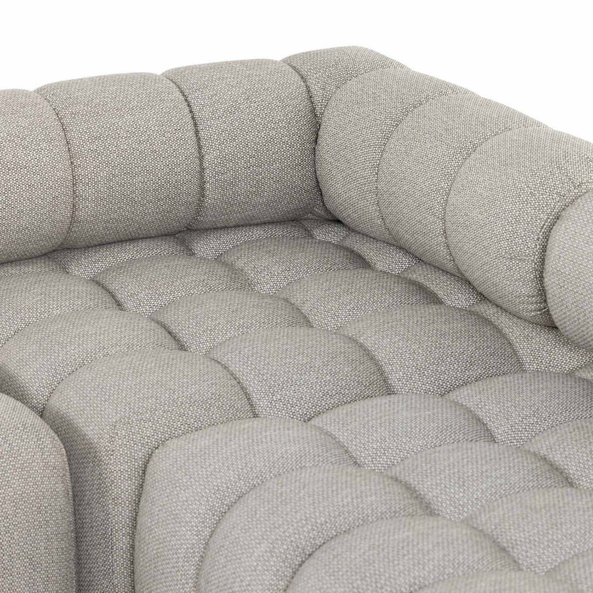 Roma Outdoor 4-Piece Sectional - Faye Ash