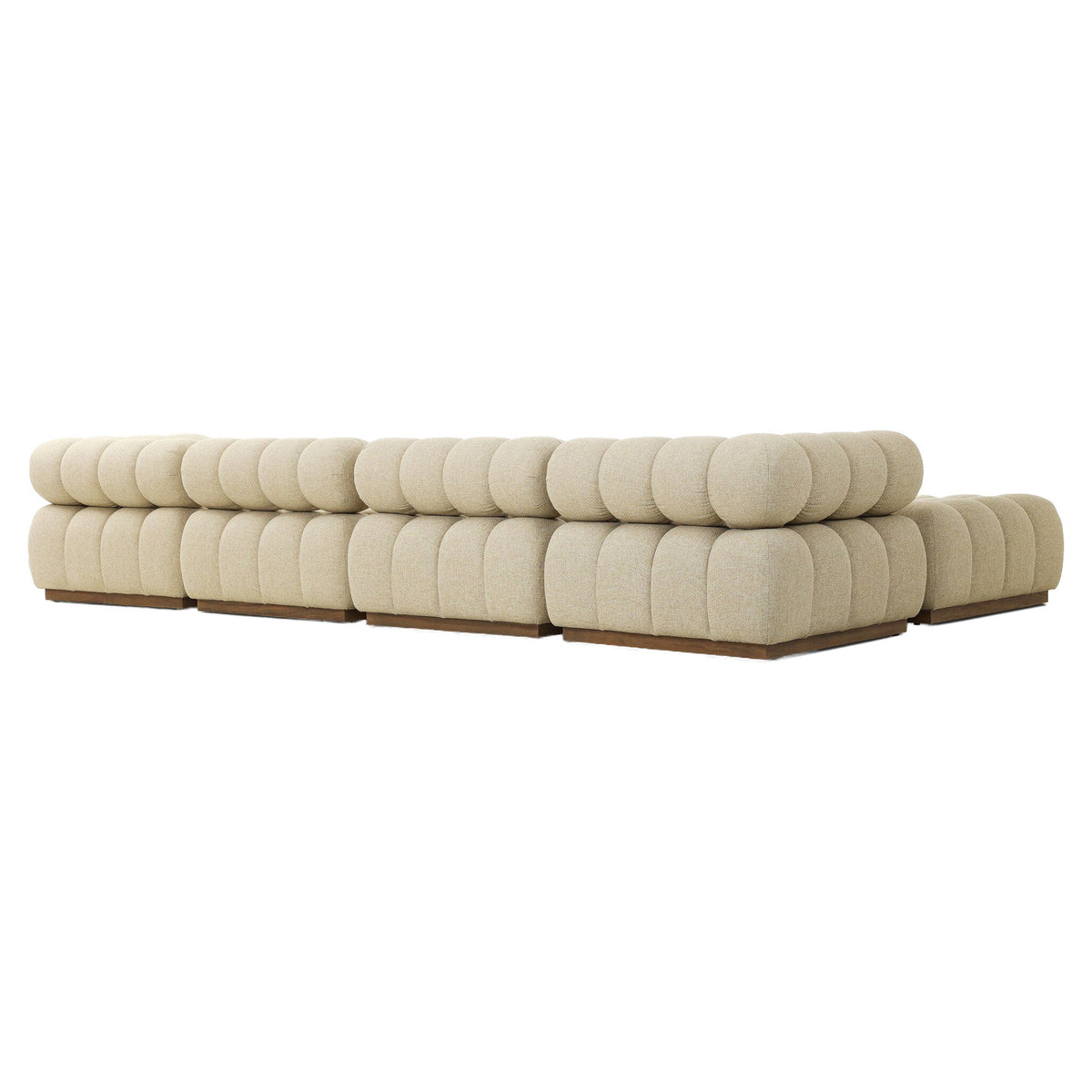 Roma Outdoor 4-Piece Sectional - Hayes Cream
