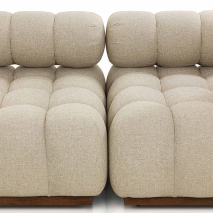 Roma Outdoor 4-Piece Sectional - Hayes Cream