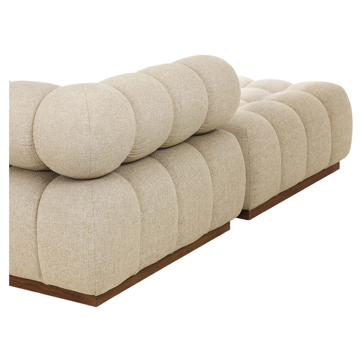 Roma Outdoor 4-Piece Sectional - Hayes Cream