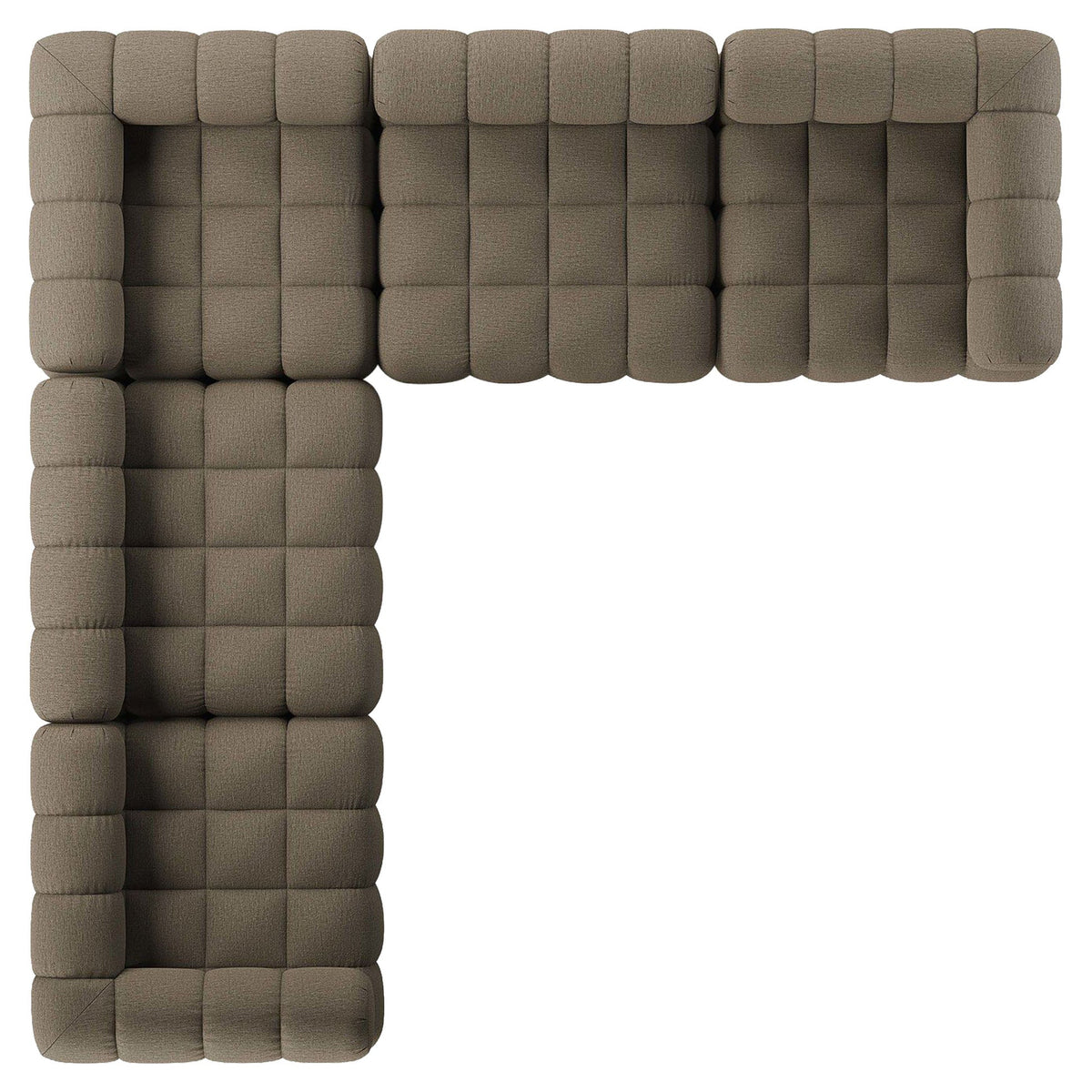 Roma Outdoor 5-Piece Sectional - Alessi Fawn