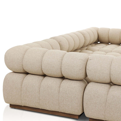 Roma Outdoor 5-Piece Sectional - Hayes Cream
