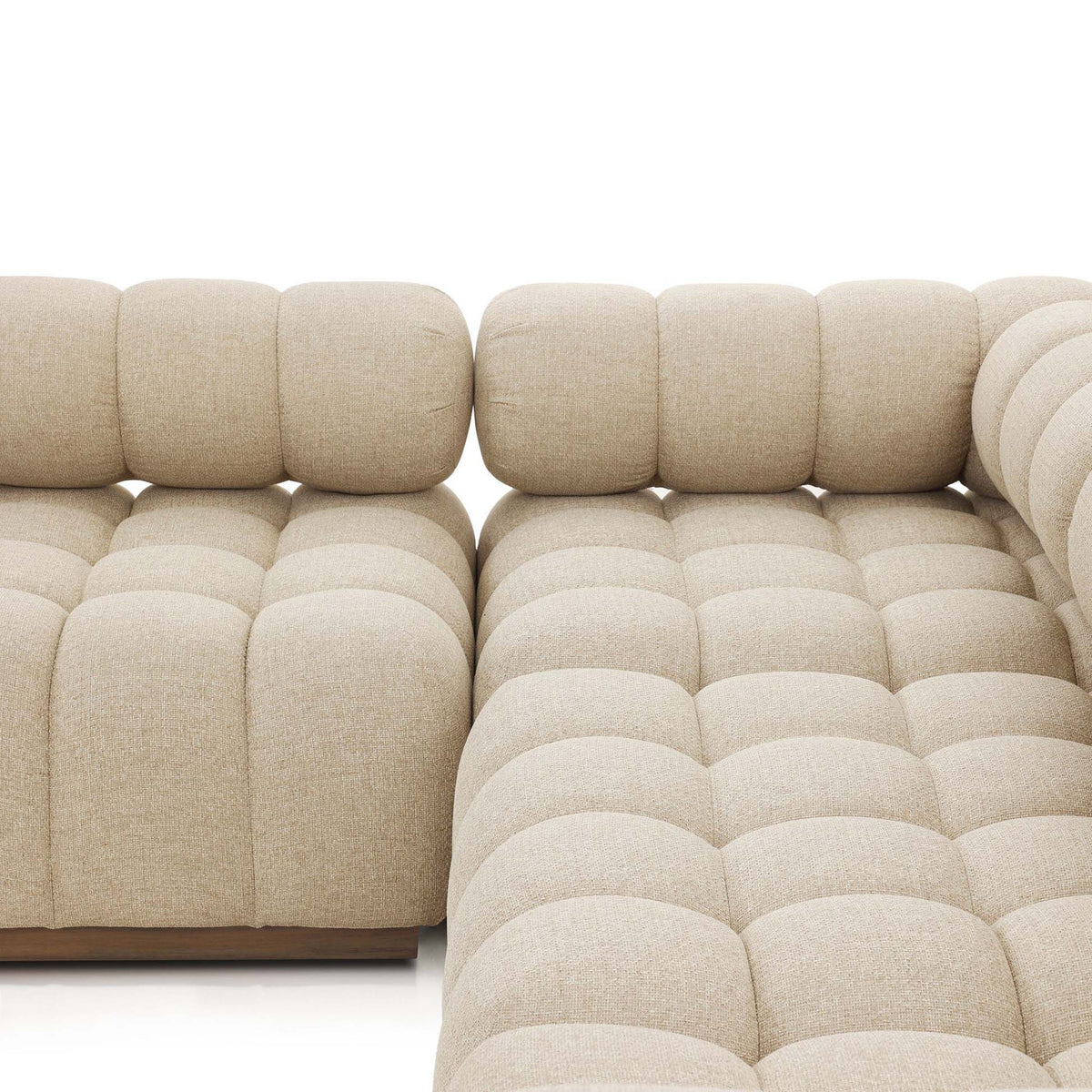 Roma Outdoor 5-Piece Sectional - Hayes Cream
