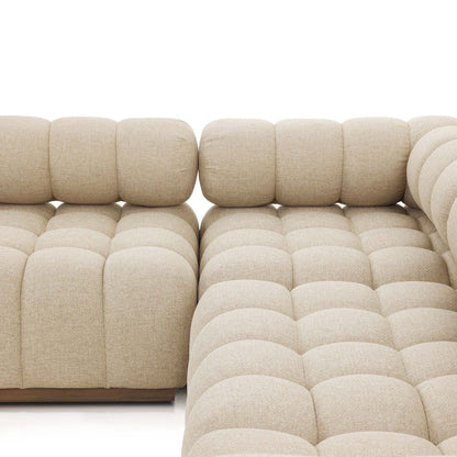 Roma Outdoor 5-Piece Sectional - Hayes Cream