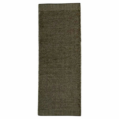 Rombo Runner Rug - Moss Green