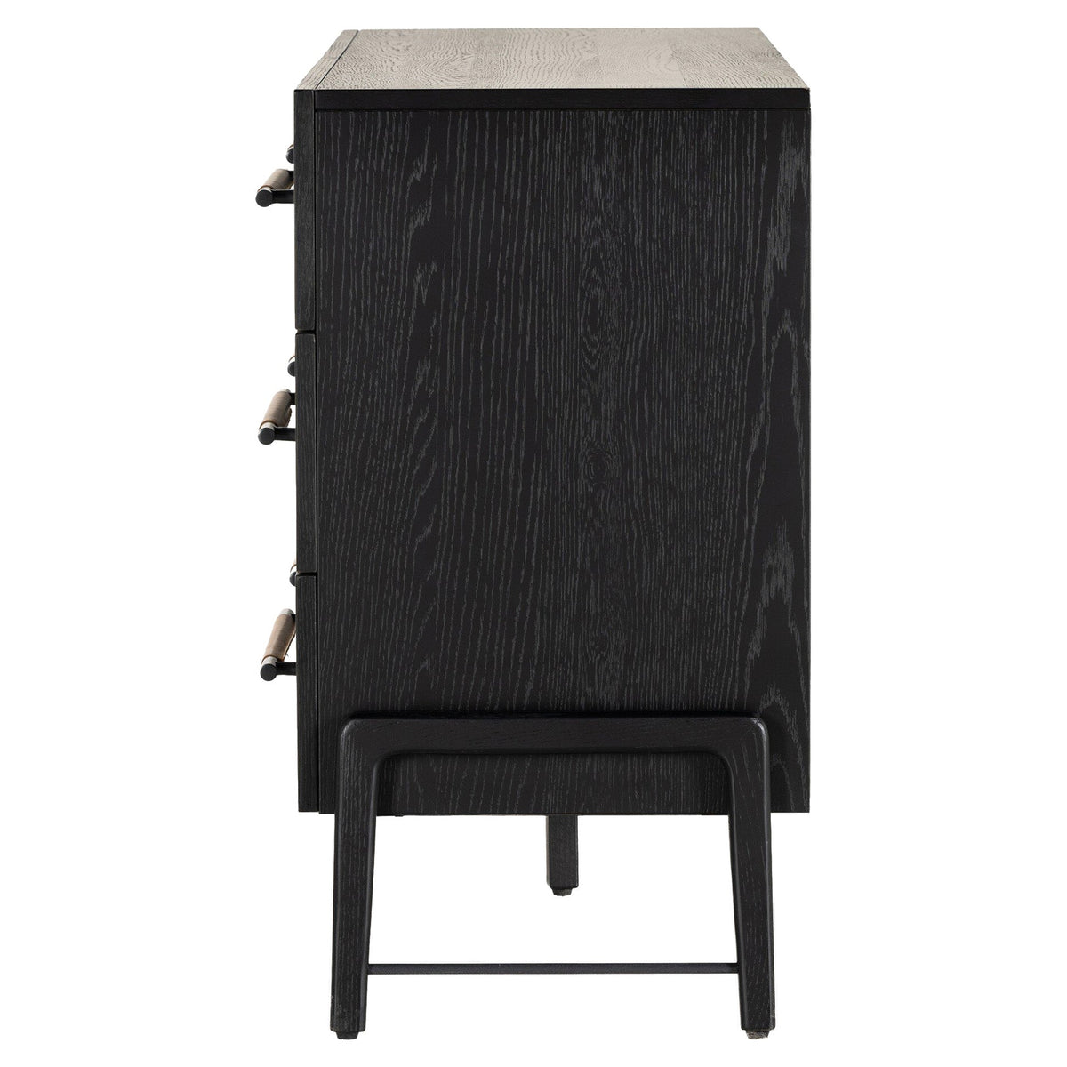 Rosedale 6 Drawer Dresser - Ebony Oak Veneer