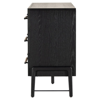 Rosedale 6 Drawer Dresser - Ebony Oak Veneer
