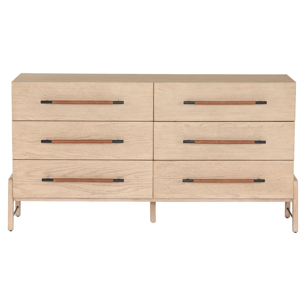 Rosedale 6 Drawer Dresser - Yucca Oak Veneer