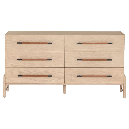 Rosedale 6 Drawer Dresser - Yucca Oak Veneer