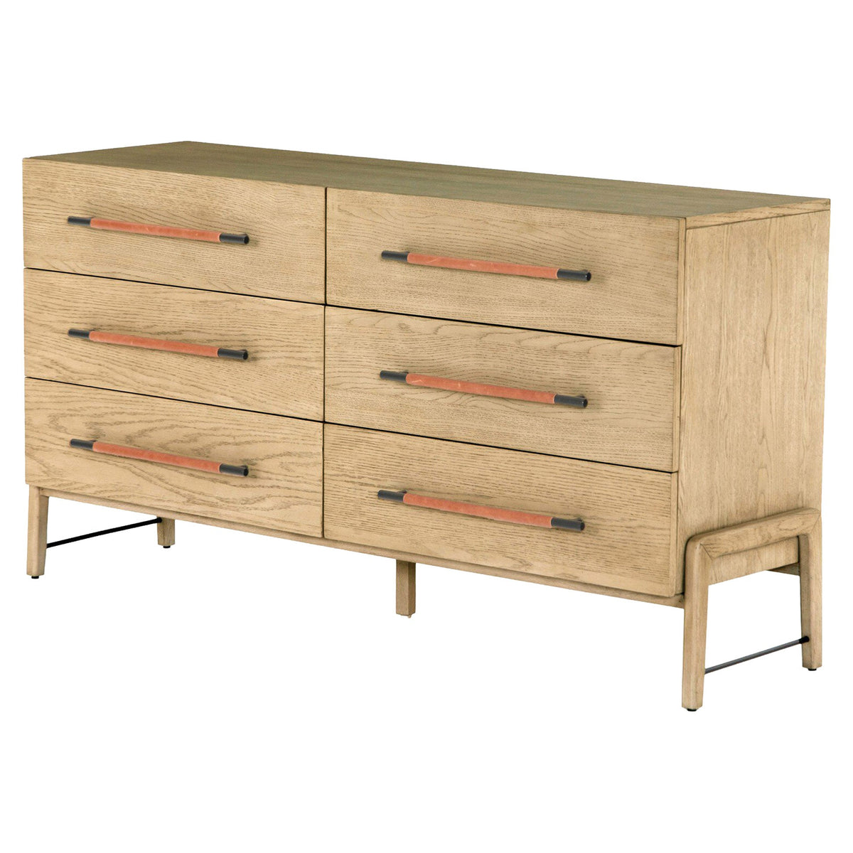 Rosedale 6 Drawer Dresser - Yucca Oak Veneer