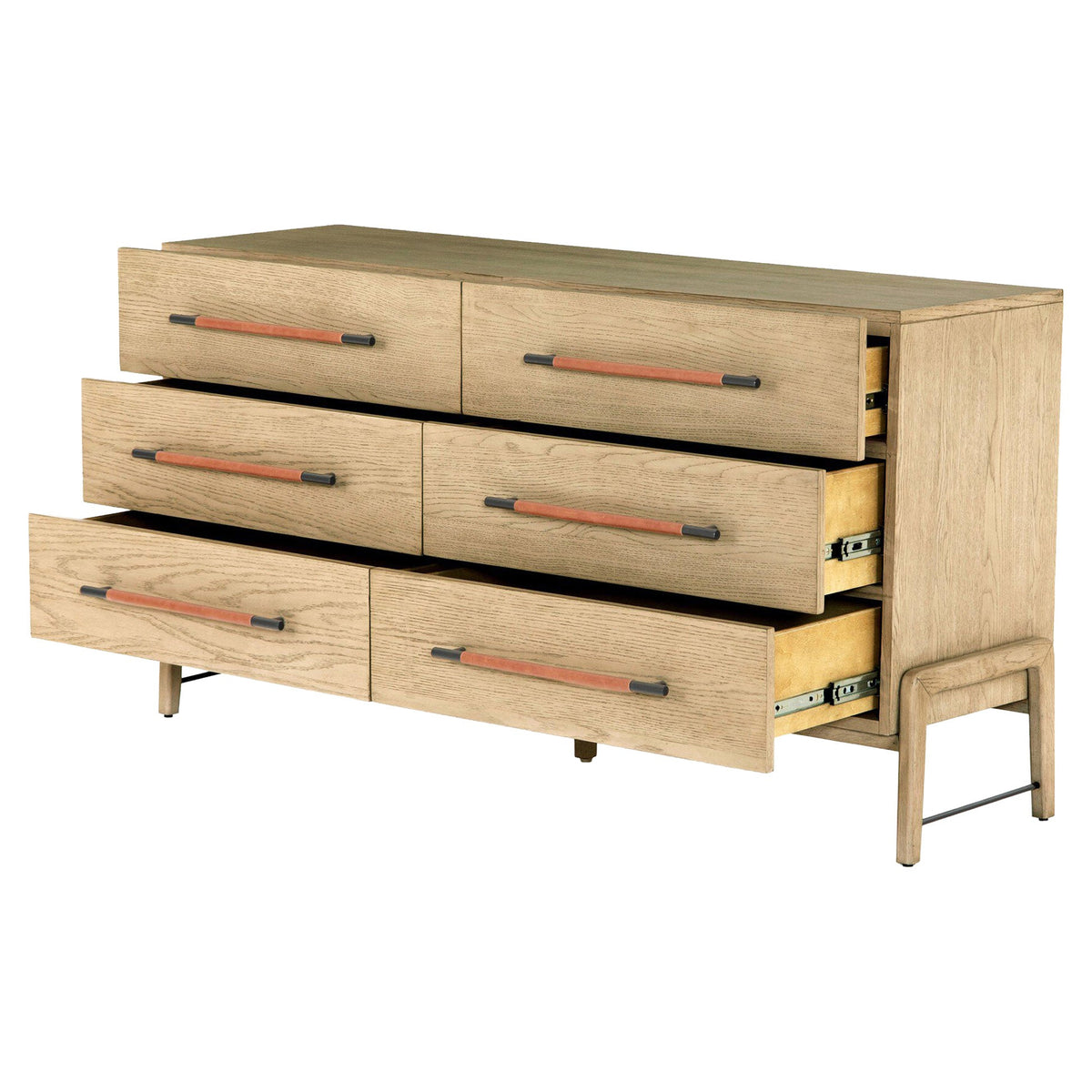 Rosedale 6 Drawer Dresser - Yucca Oak Veneer