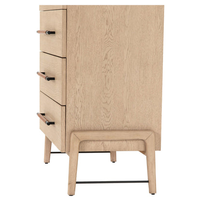 Rosedale 6 Drawer Tall Dresser - Yucca Oak Veneer