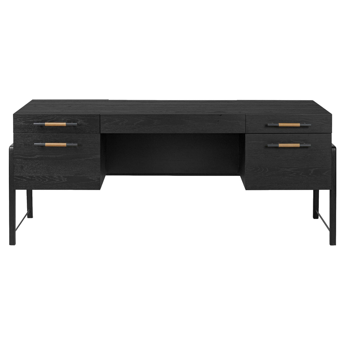Rosedale Executive Desk - Ebony Oak Veneer